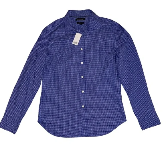 Banana Republic | Shirts | Banana Republic Mens Size Small Blue And White  Camden Fit Dress Shirt Nwt | Poshmark